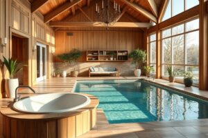 teplit18.ru | Строительство бани с бассейном внутри дома